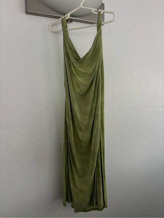 Acne Studios Dresses & Skirts - Acne Olive Green Draped Mini Dress